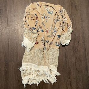 Tea and Rose floral jacket